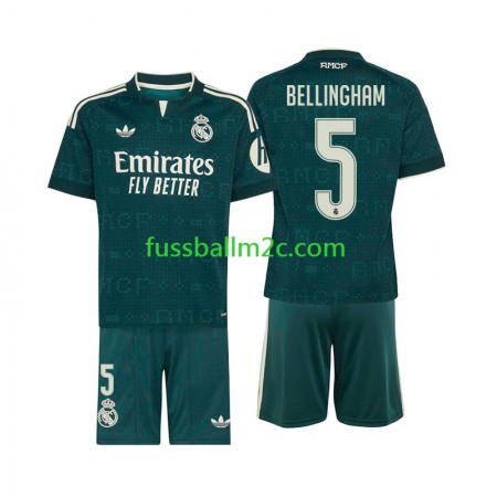 Fußballtrikots Real Madrid Jude Bellingham 5 Kinder Auswärts Trikotsatz 2026-2027
